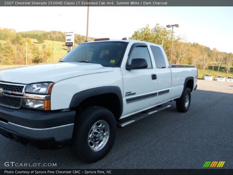 Summit White / Dark Charcoal 2007 Chevrolet Silverado 2500HD Classic LT Extended Cab 4x4