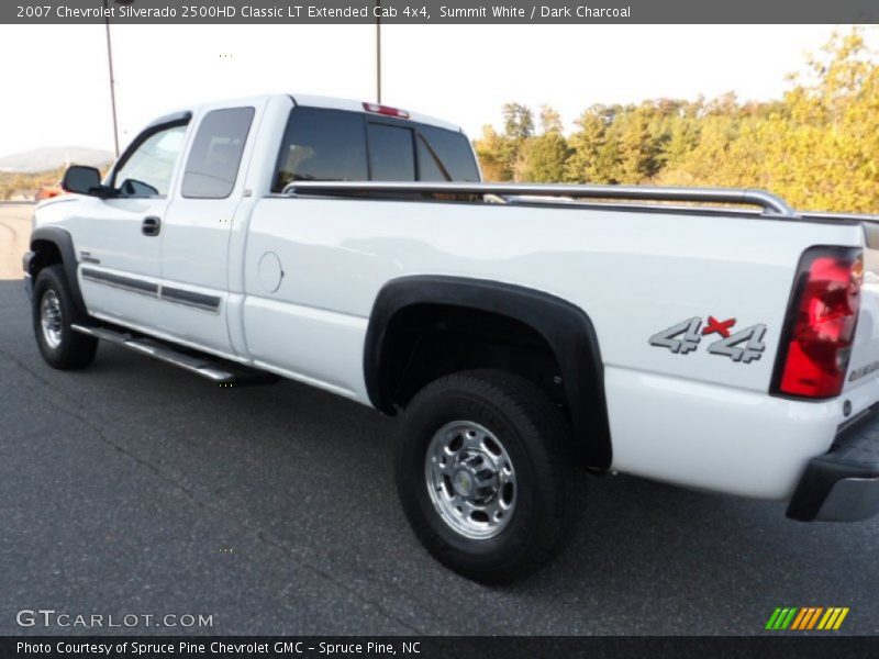 Summit White / Dark Charcoal 2007 Chevrolet Silverado 2500HD Classic LT Extended Cab 4x4
