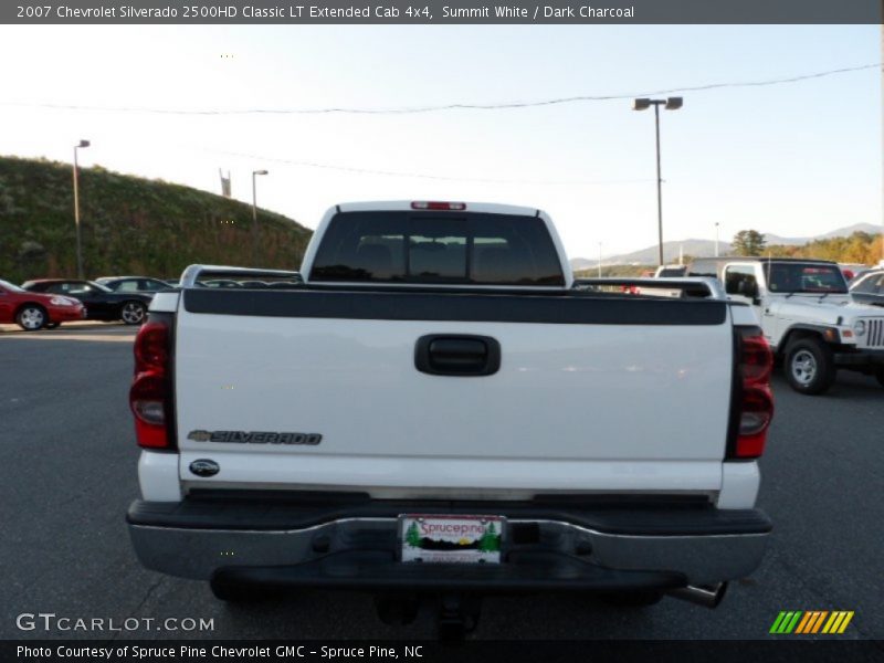 Summit White / Dark Charcoal 2007 Chevrolet Silverado 2500HD Classic LT Extended Cab 4x4