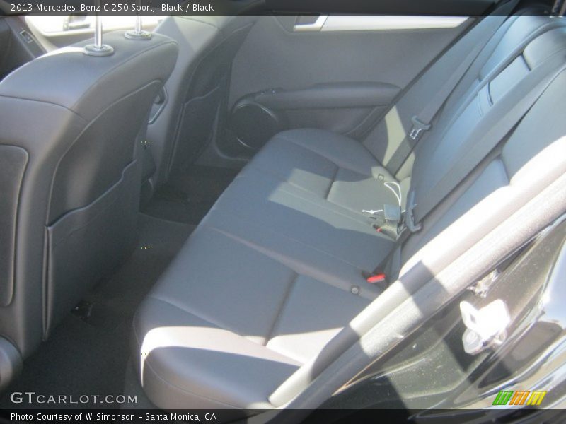 Black / Black 2013 Mercedes-Benz C 250 Sport