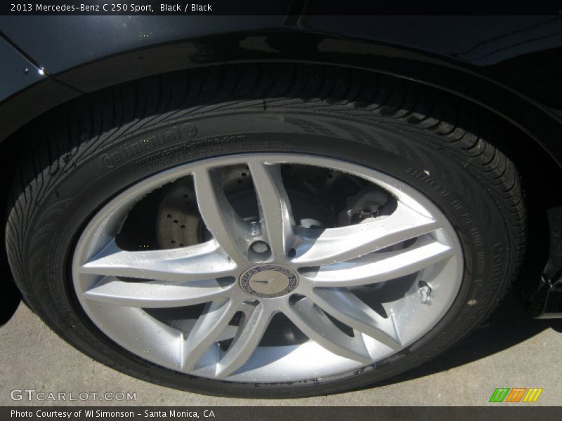 Black / Black 2013 Mercedes-Benz C 250 Sport