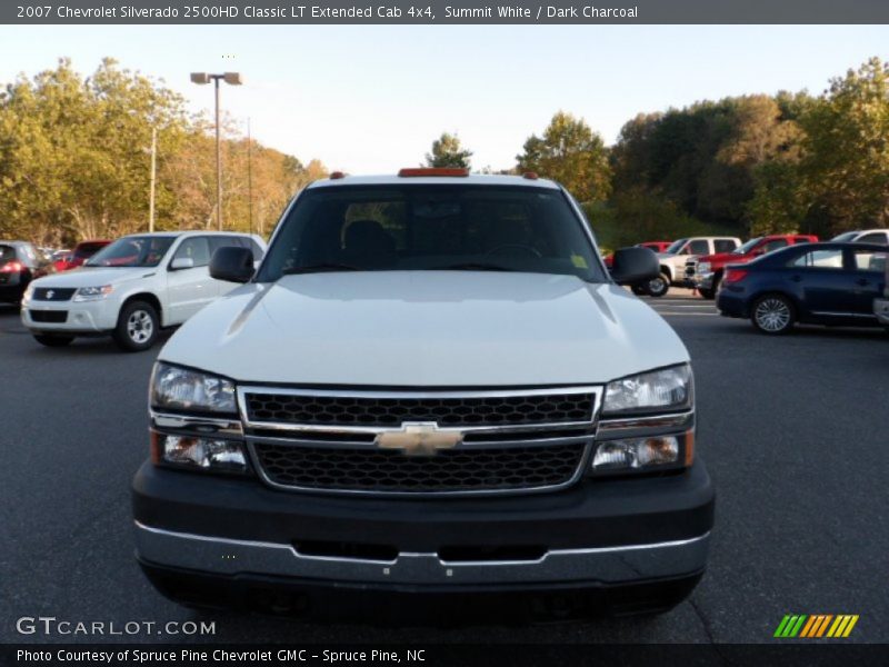 Summit White / Dark Charcoal 2007 Chevrolet Silverado 2500HD Classic LT Extended Cab 4x4