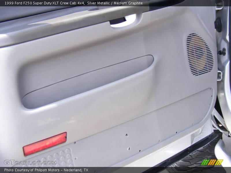 Silver Metallic / Medium Graphite 1999 Ford F250 Super Duty XLT Crew Cab 4x4