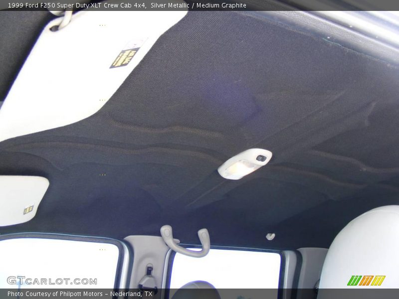 Silver Metallic / Medium Graphite 1999 Ford F250 Super Duty XLT Crew Cab 4x4