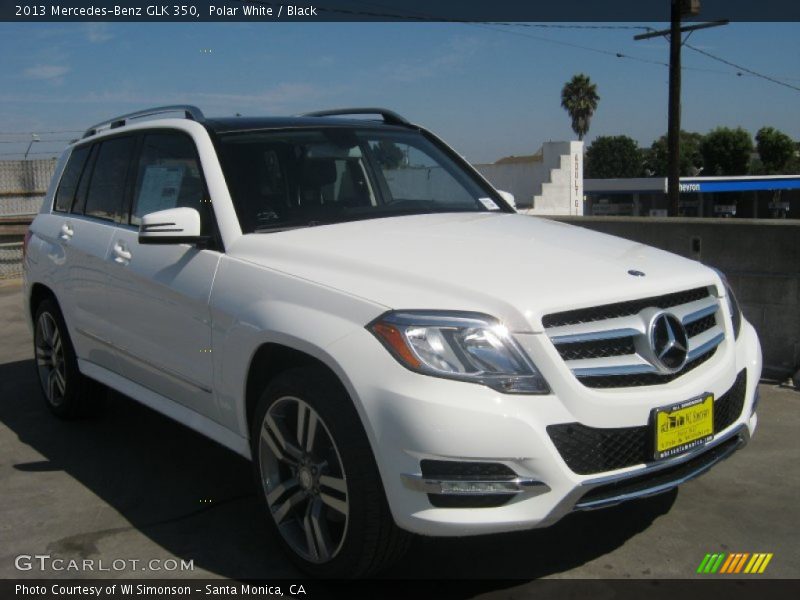 Polar White / Black 2013 Mercedes-Benz GLK 350