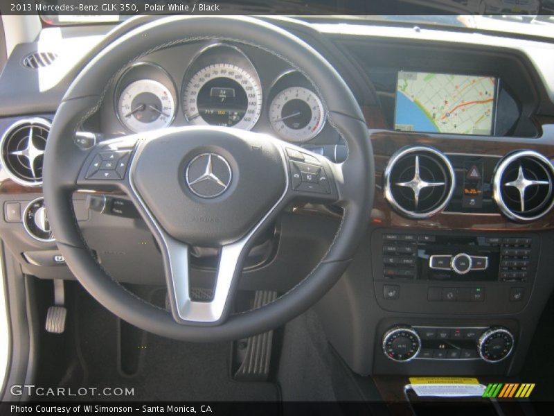 Polar White / Black 2013 Mercedes-Benz GLK 350