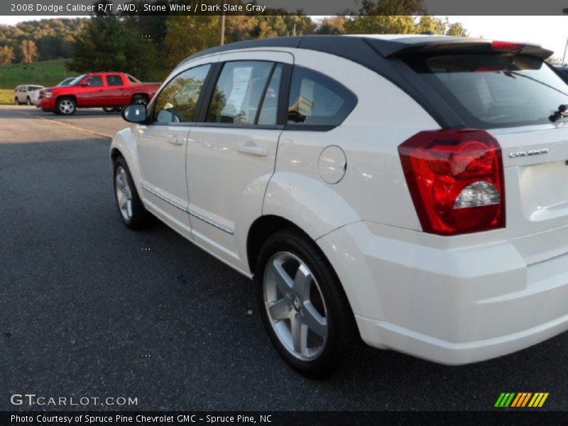 Stone White / Dark Slate Gray 2008 Dodge Caliber R/T AWD