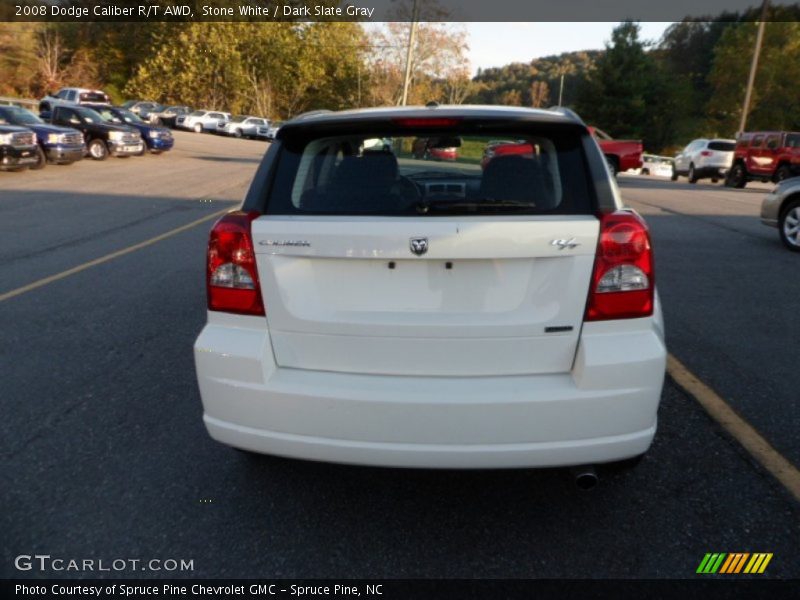 Stone White / Dark Slate Gray 2008 Dodge Caliber R/T AWD