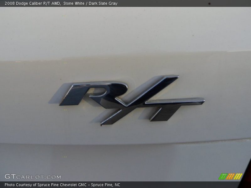 Stone White / Dark Slate Gray 2008 Dodge Caliber R/T AWD