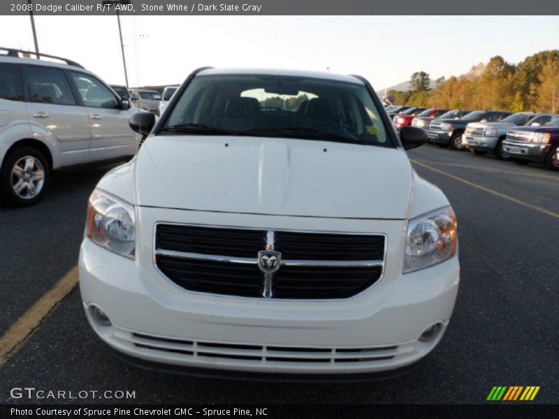 Stone White / Dark Slate Gray 2008 Dodge Caliber R/T AWD