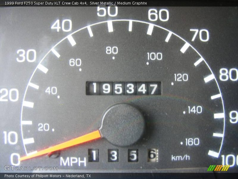 Silver Metallic / Medium Graphite 1999 Ford F250 Super Duty XLT Crew Cab 4x4