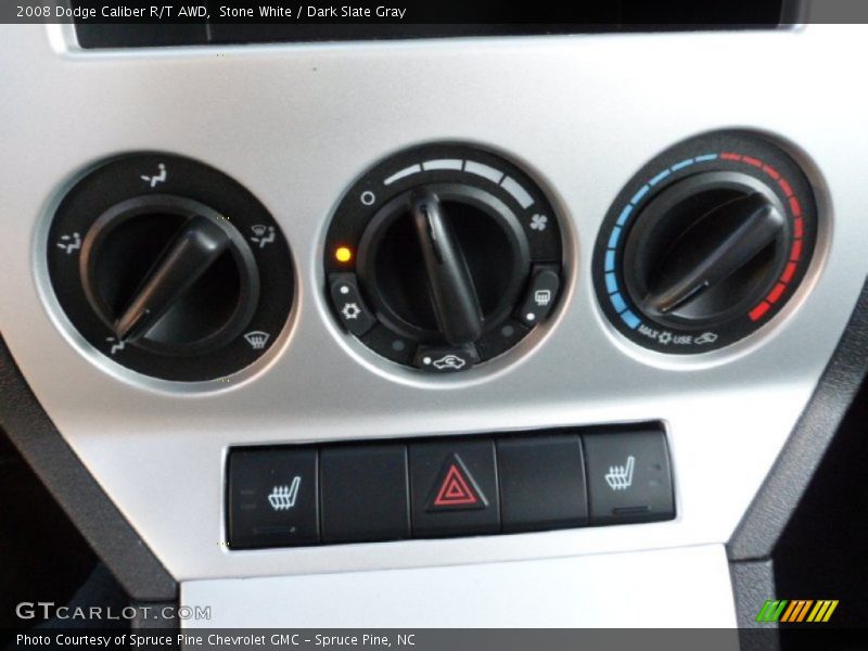 Stone White / Dark Slate Gray 2008 Dodge Caliber R/T AWD