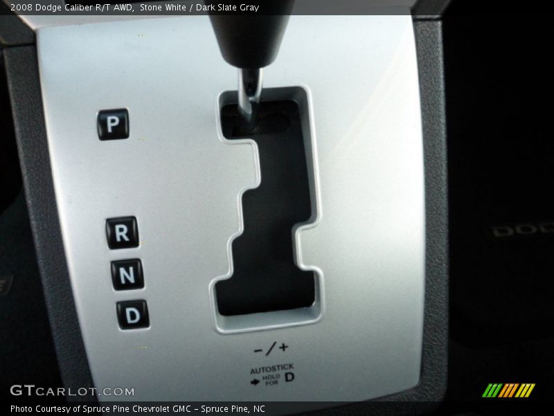 Stone White / Dark Slate Gray 2008 Dodge Caliber R/T AWD