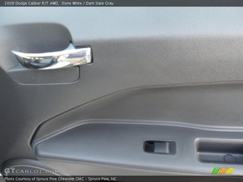 Stone White / Dark Slate Gray 2008 Dodge Caliber R/T AWD