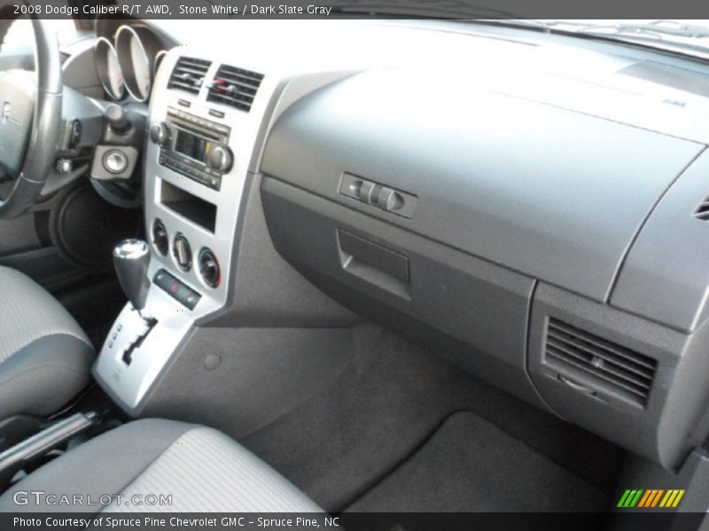 Stone White / Dark Slate Gray 2008 Dodge Caliber R/T AWD