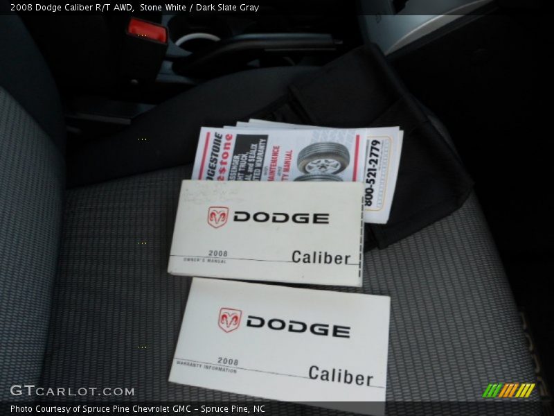 Stone White / Dark Slate Gray 2008 Dodge Caliber R/T AWD