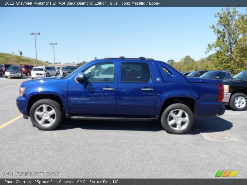  2013 Avalanche LT 4x4 Black Diamond Edition Blue Topaz Metallic