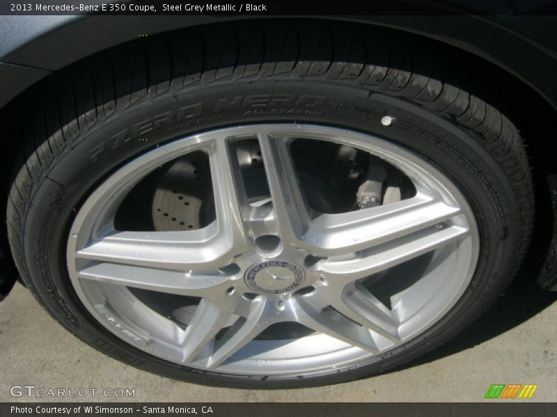 Steel Grey Metallic / Black 2013 Mercedes-Benz E 350 Coupe