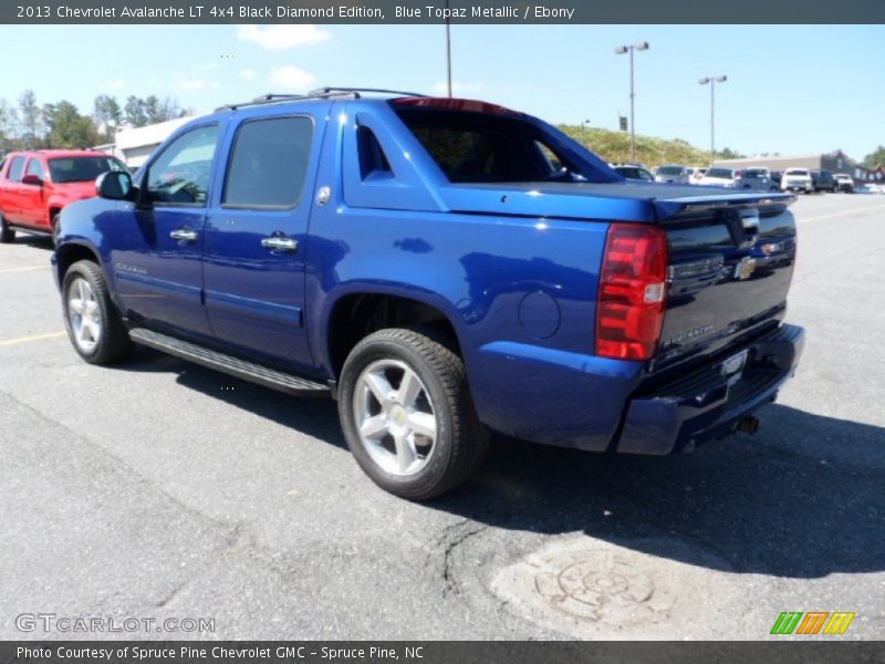  2013 Avalanche LT 4x4 Black Diamond Edition Blue Topaz Metallic