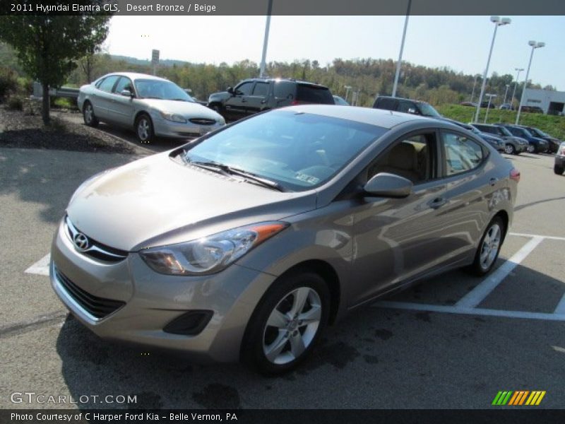 Desert Bronze / Beige 2011 Hyundai Elantra GLS