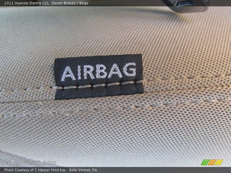 Desert Bronze / Beige 2011 Hyundai Elantra GLS