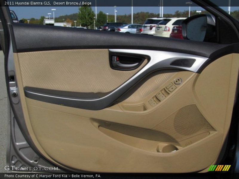 Desert Bronze / Beige 2011 Hyundai Elantra GLS