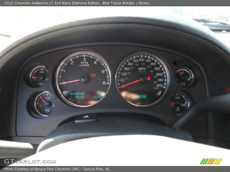  2013 Avalanche LT 4x4 Black Diamond Edition LT 4x4 Black Diamond Edition Gauges