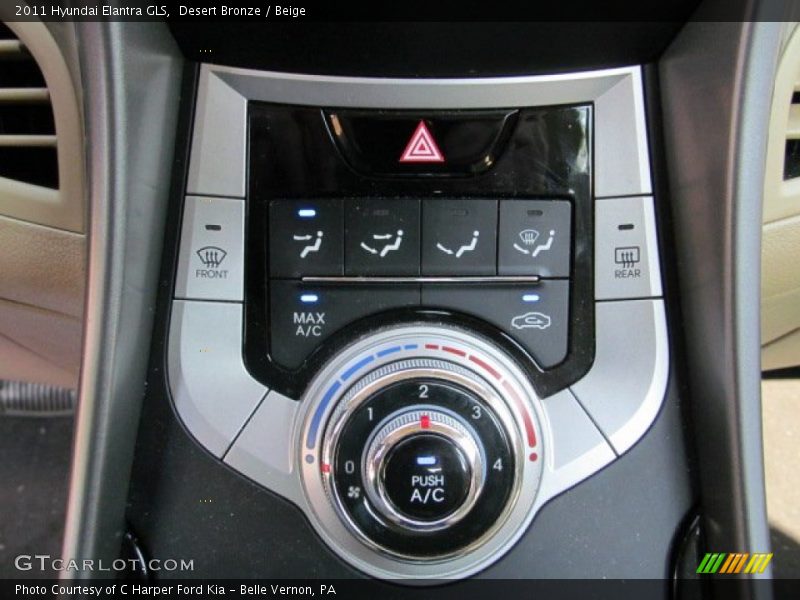 Desert Bronze / Beige 2011 Hyundai Elantra GLS