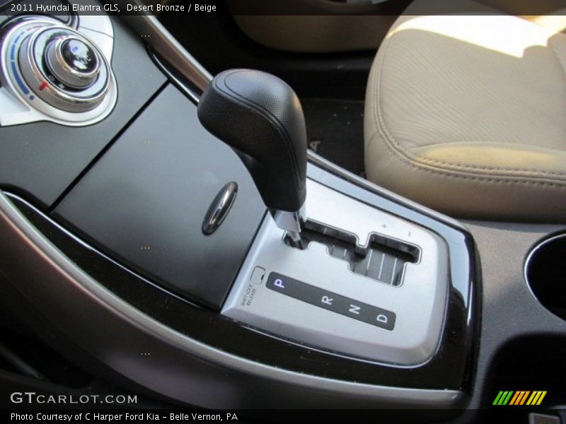 Desert Bronze / Beige 2011 Hyundai Elantra GLS