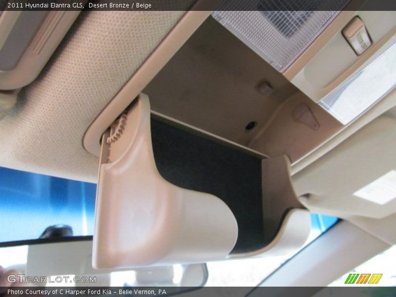 Desert Bronze / Beige 2011 Hyundai Elantra GLS