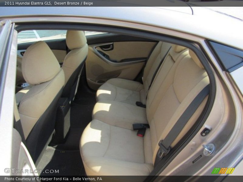Desert Bronze / Beige 2011 Hyundai Elantra GLS