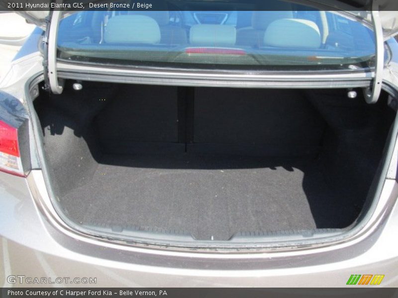 Desert Bronze / Beige 2011 Hyundai Elantra GLS