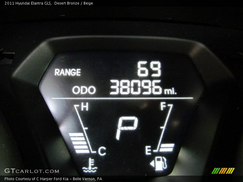Desert Bronze / Beige 2011 Hyundai Elantra GLS