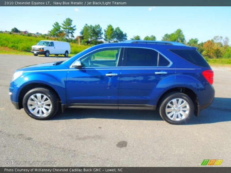 Navy Blue Metallic / Jet Black/Light Titanium 2010 Chevrolet Equinox LT