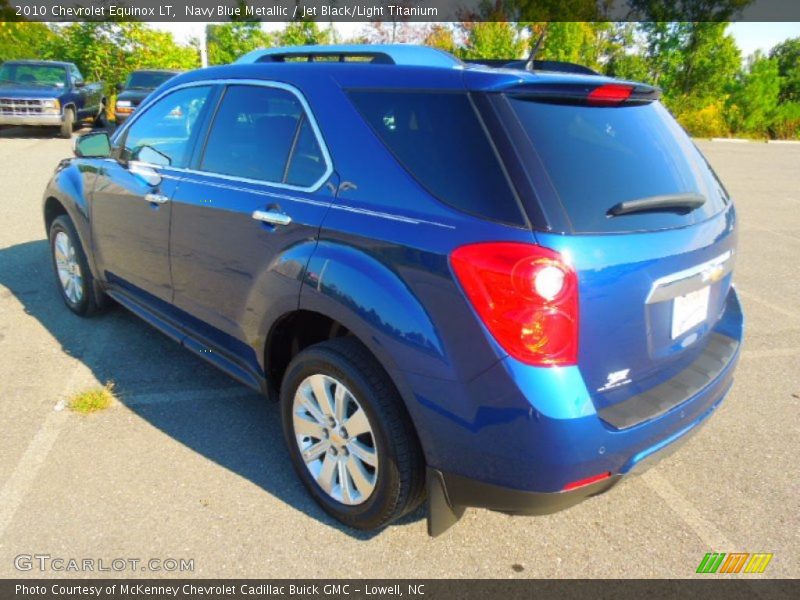 Navy Blue Metallic / Jet Black/Light Titanium 2010 Chevrolet Equinox LT