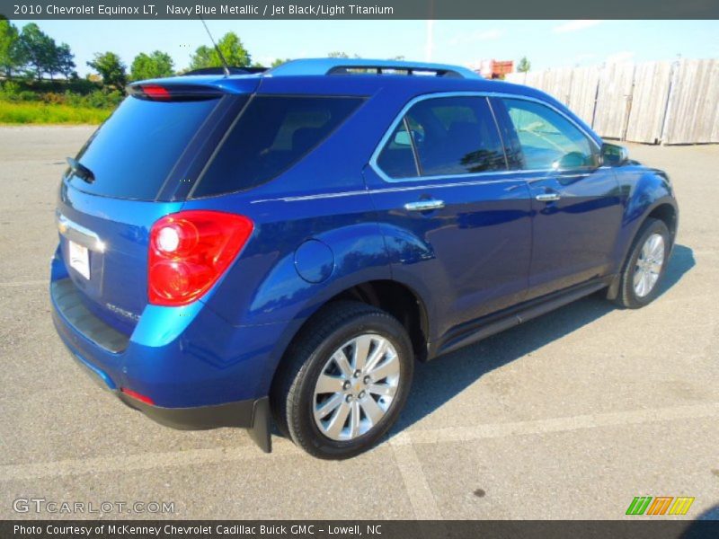 Navy Blue Metallic / Jet Black/Light Titanium 2010 Chevrolet Equinox LT