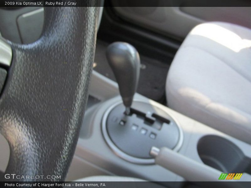 Ruby Red / Gray 2009 Kia Optima LX