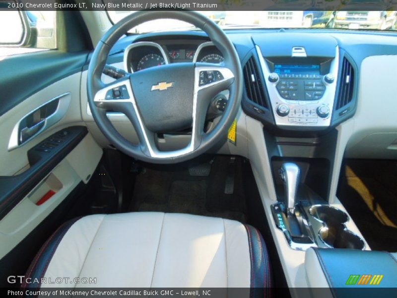 Navy Blue Metallic / Jet Black/Light Titanium 2010 Chevrolet Equinox LT