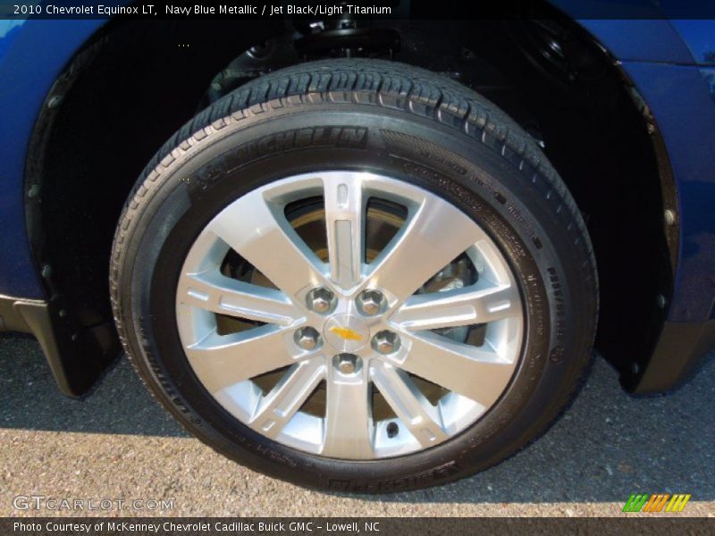 Navy Blue Metallic / Jet Black/Light Titanium 2010 Chevrolet Equinox LT