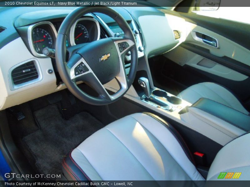 Navy Blue Metallic / Jet Black/Light Titanium 2010 Chevrolet Equinox LT