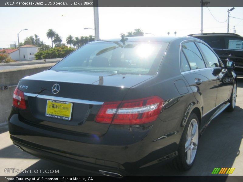 Black / Black 2013 Mercedes-Benz E 350 Sedan