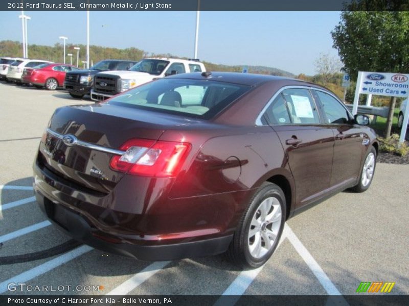 Cinnamon Metallic / Light Stone 2012 Ford Taurus SEL