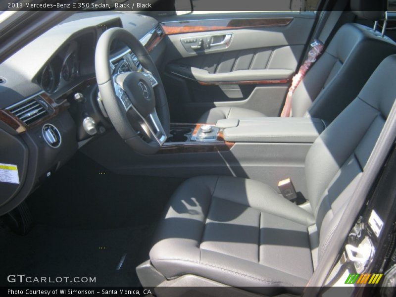 Black / Black 2013 Mercedes-Benz E 350 Sedan