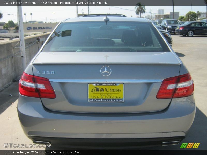 Palladium Silver Metallic / Black 2013 Mercedes-Benz E 350 Sedan