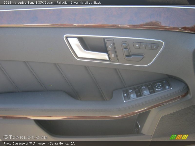 Palladium Silver Metallic / Black 2013 Mercedes-Benz E 350 Sedan