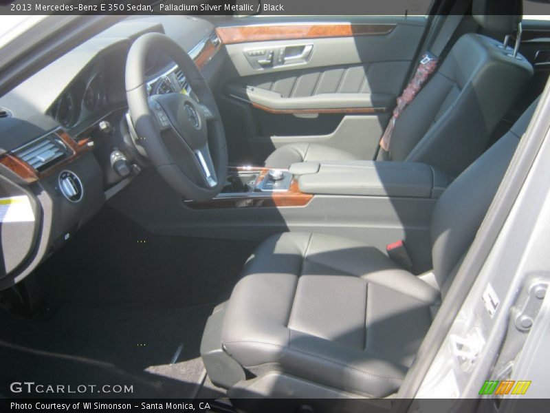 Palladium Silver Metallic / Black 2013 Mercedes-Benz E 350 Sedan