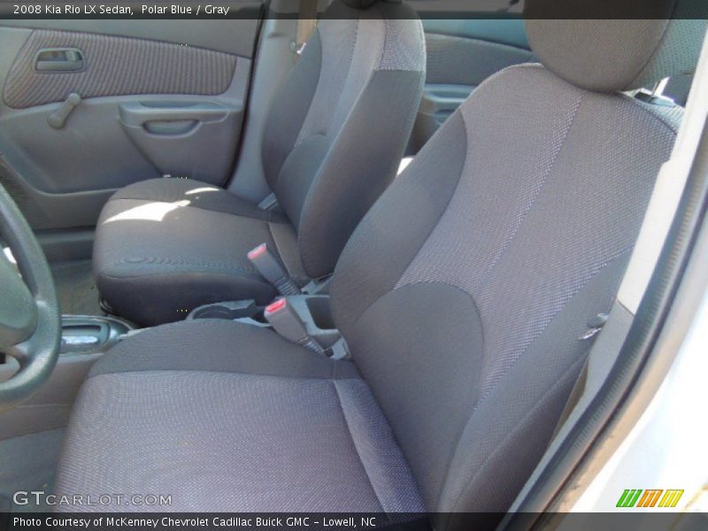 Polar Blue / Gray 2008 Kia Rio LX Sedan