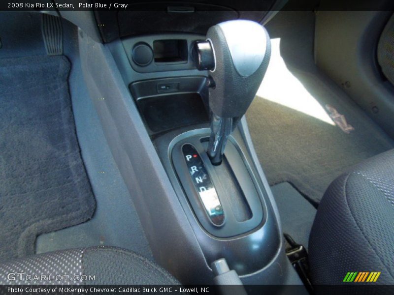 Polar Blue / Gray 2008 Kia Rio LX Sedan