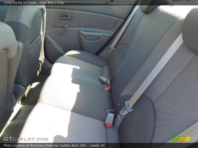 Polar Blue / Gray 2008 Kia Rio LX Sedan