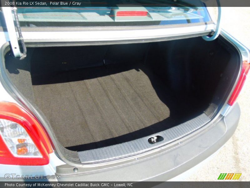 Polar Blue / Gray 2008 Kia Rio LX Sedan